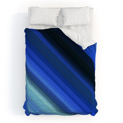 Paul Kimble Blue Stripes Comforter