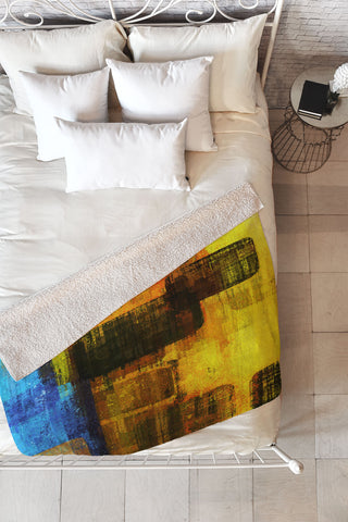 Paul Kimble Cafeteria Fleece Throw Blanket