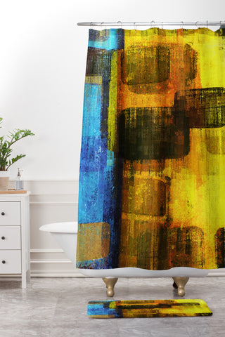 Paul Kimble Cafeteria Shower Curtain And Mat