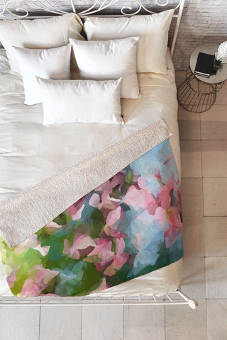 Paul Kimble Cherry Fleece Throw Blanket