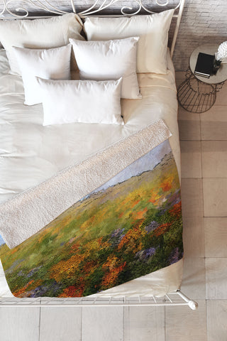 Paul Kimble Daydream Desert Fleece Throw Blanket