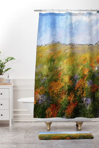 Paul Kimble Daydream Desert Shower Curtain And Mat