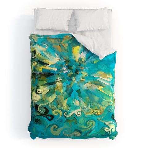 Paul Kimble Fireworks Fiasco Duvet Cover