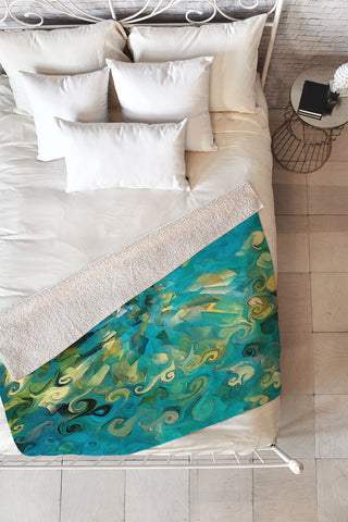 Paul Kimble Fireworks Fiasco Fleece Throw Blanket