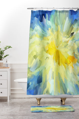 Paul Kimble Flourish Fable Shower Curtain And Mat