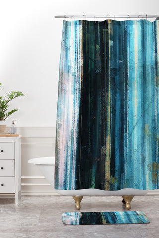 Paul Kimble Ghost Of Birds Shower Curtain And Mat