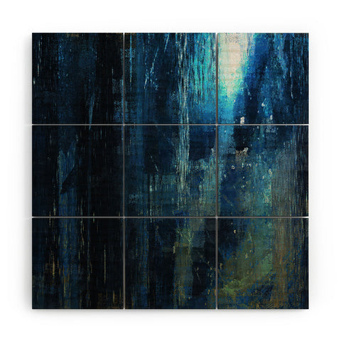 Paul Kimble Night In The Forest Wood Wall Mural