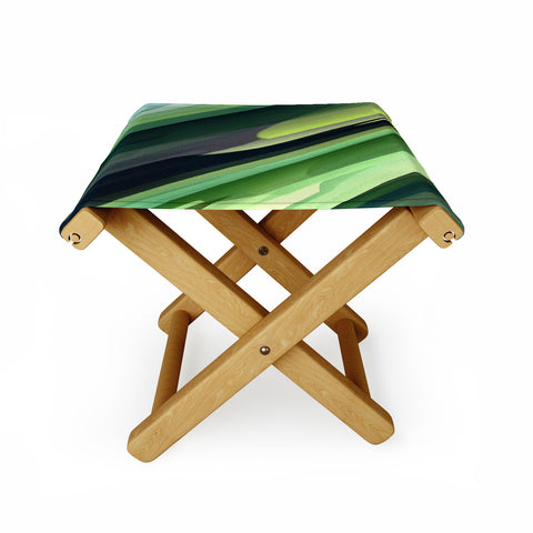 Paul Kimble Pine Trees Folding Stool