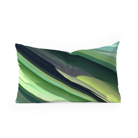 Paul Kimble Pine Trees Oblong Throw Pillow