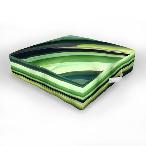 Paul Kimble Pine Trees Outdoor Floor Cushion