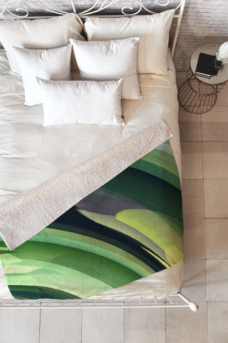 Paul Kimble Pine Trees Fleece Throw Blanket