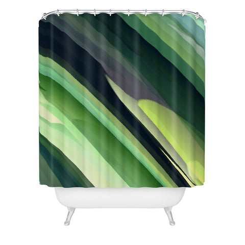 Paul Kimble Pine Trees Shower Curtain