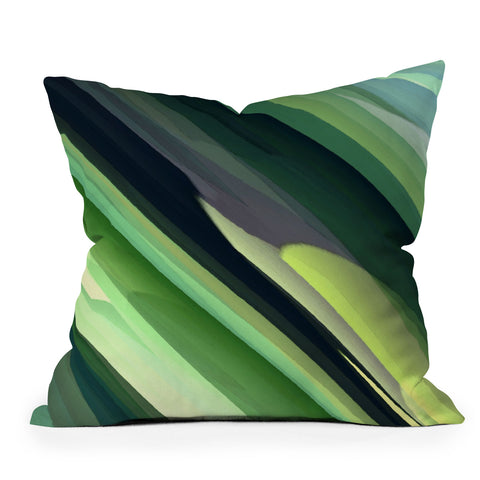 Paul Kimble Pine Trees Throw Pillow