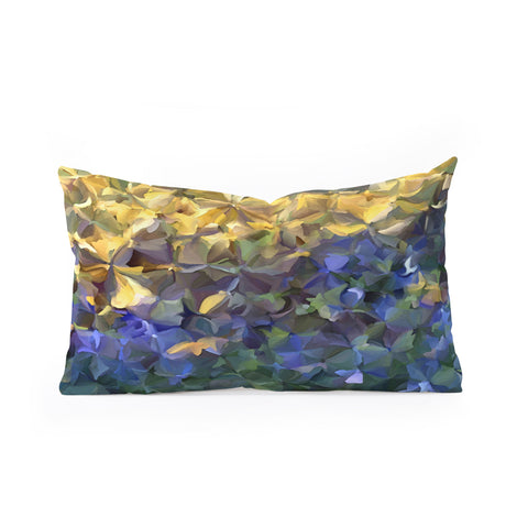 Paul Kimble The Flowers Oblong Throw Pillow