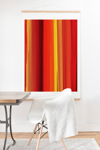 Paul Kimble Volcano Art Print And Hanger