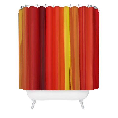 Paul Kimble Volcano Shower Curtain