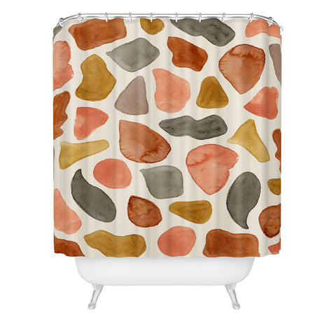 Pauline Stanley Abstract Animal Print Shower Curtain