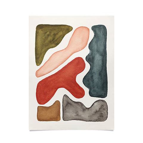 Pauline Stanley Blob Watercolor Poster