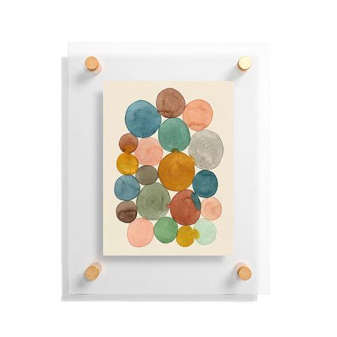 Pauline Stanley Connected Dots Floating Acrylic Print