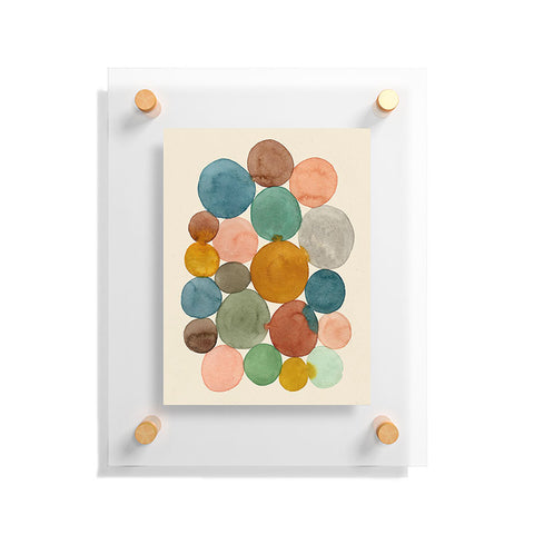Pauline Stanley Connected Dots Floating Acrylic Print