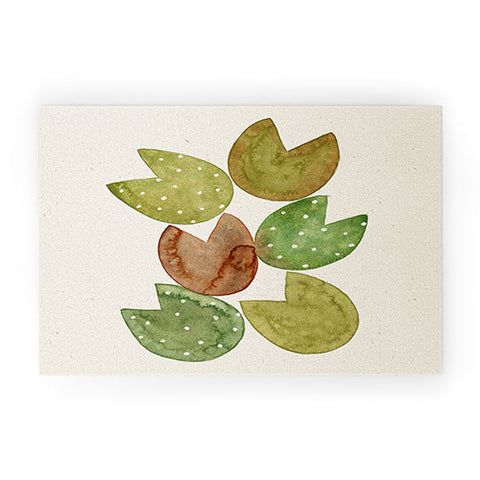 Pauline Stanley Lilly Pads Welcome Mat