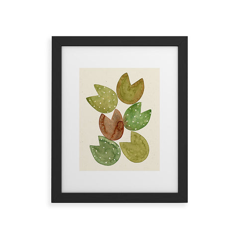 Pauline Stanley Lilly Pads Framed Art Print