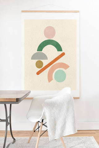 Pauline Stanley Mobile Shapes Art Print And Hanger