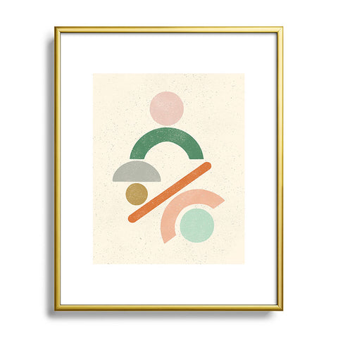 Pauline Stanley Mobile Shapes Metal Framed Art Print