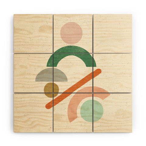 Pauline Stanley Mobile Shapes Wood Wall Mural