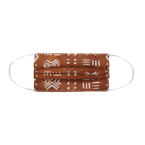 Pauline Stanley Mud Cloth Rust Face Mask
