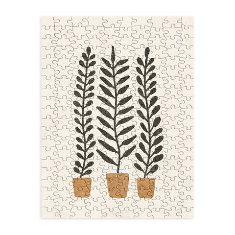 Pauline Stanley Potted Ferns Black Terracotta Puzzle