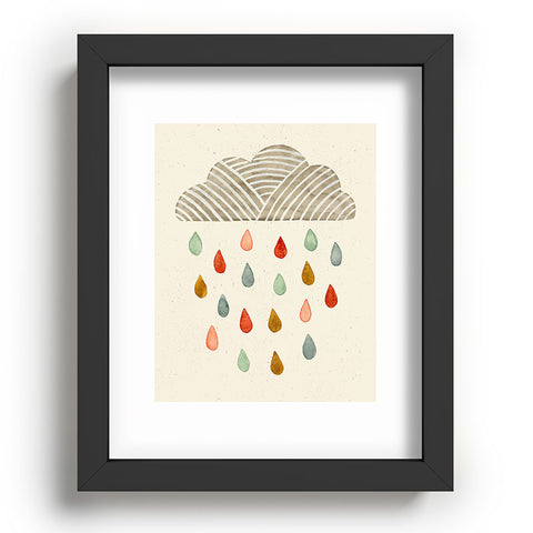 Pauline Stanley Rain Cloud Recessed Framing Rectangle