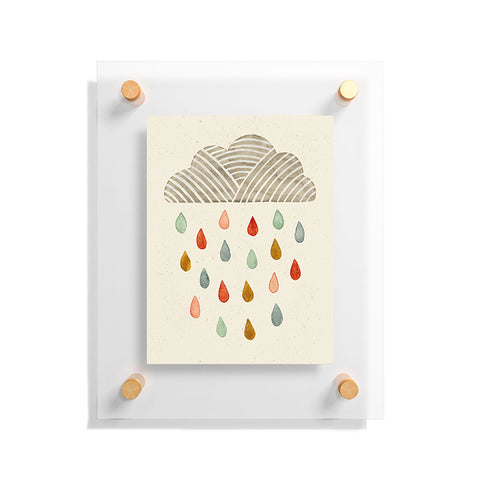 Pauline Stanley Rain Cloud Floating Acrylic Print