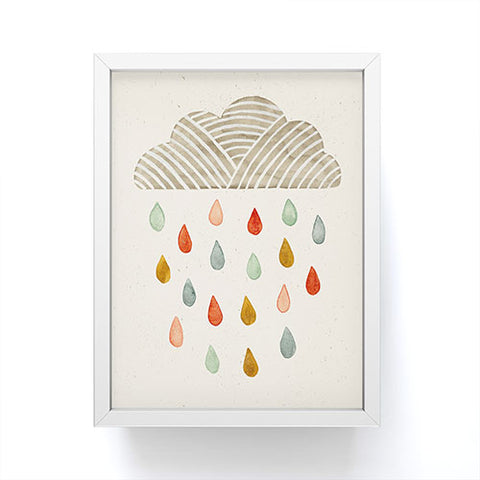 Pauline Stanley Rain Cloud Framed Mini Art Print