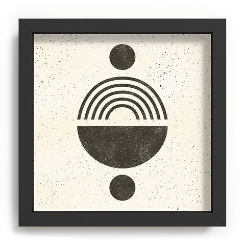 Pauline Stanley Rainbow Totem Black Cream Recessed Framing Square