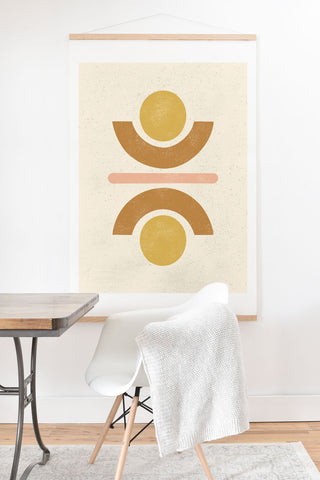 Pauline Stanley Totem Shapes Art Print And Hanger