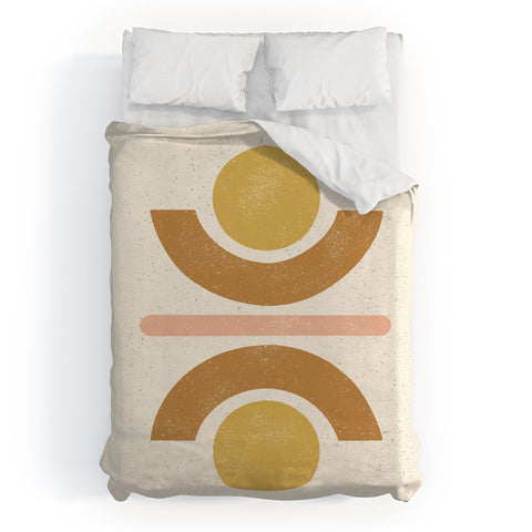 Pauline Stanley Totem Shapes Duvet Cover