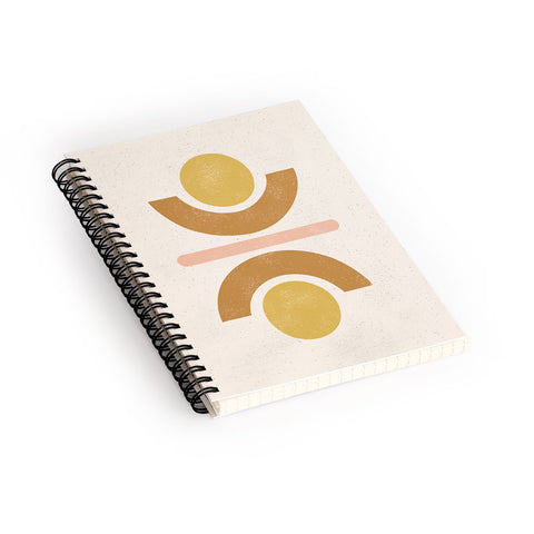 Pauline Stanley Totem Shapes Spiral Notebook