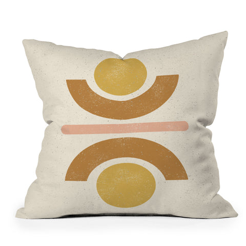 Pauline Stanley Totem Shapes Throw Pillow