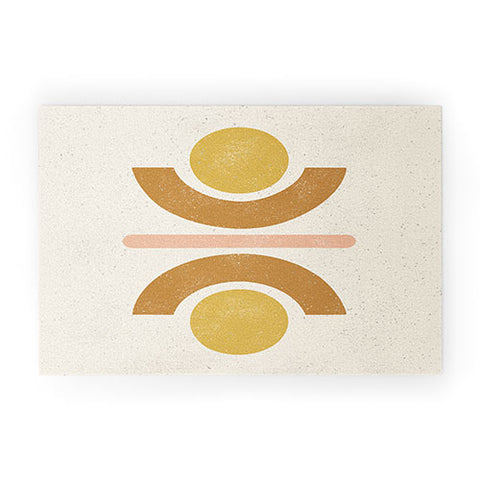 Pauline Stanley Totem Shapes Welcome Mat