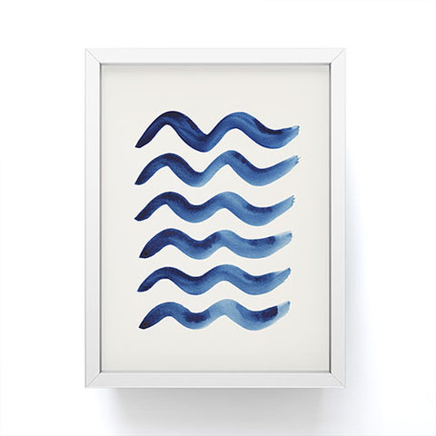 Pauline Stanley Waves Strokes Framed Mini Art Print