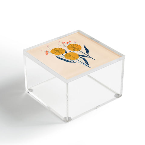 Peggy Dean Retro Wildflower Bouquet Acrylic Box