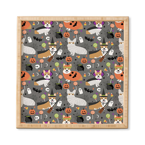 Petfriendly Corgi halloween costume Framed Wall Art