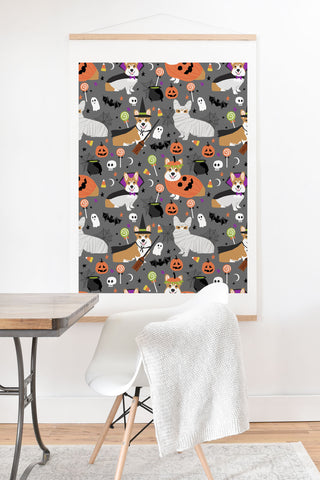 Petfriendly Corgi halloween costume Art Print And Hanger