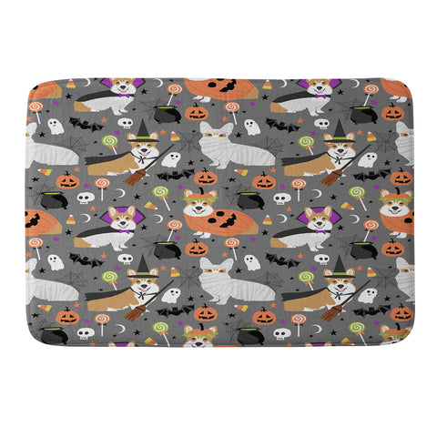 Petfriendly Corgi halloween costume Memory Foam Bath Mat