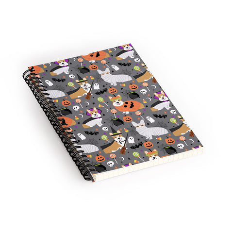 Petfriendly Corgi halloween costume Spiral Notebook