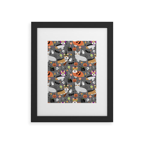 Petfriendly Corgi halloween costume Framed Art Print