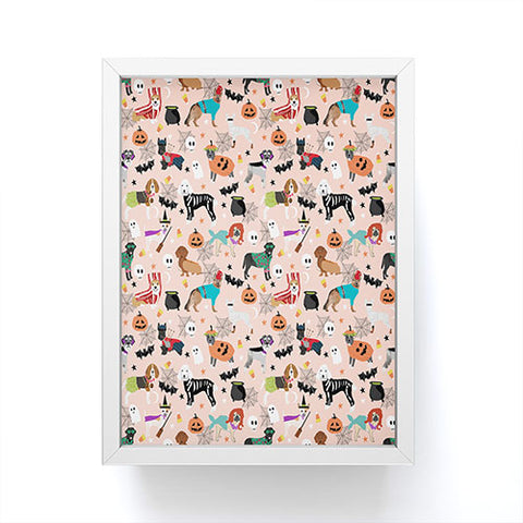 Petfriendly Dogs halloween costumes cute Framed Mini Art Print