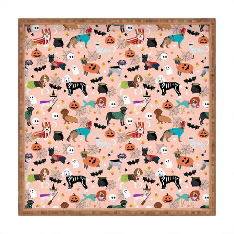 Petfriendly Dogs halloween costumes cute Square Tray