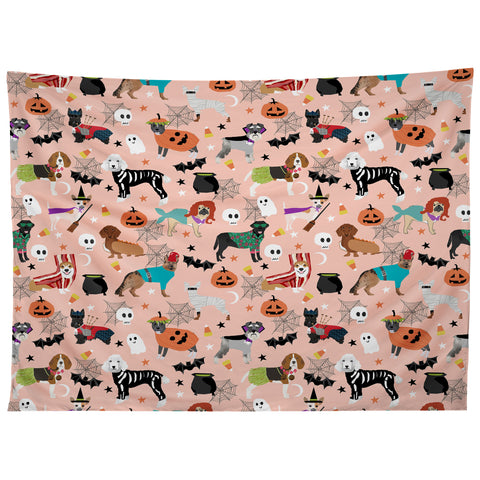 Petfriendly Dogs halloween costumes cute Tapestry
